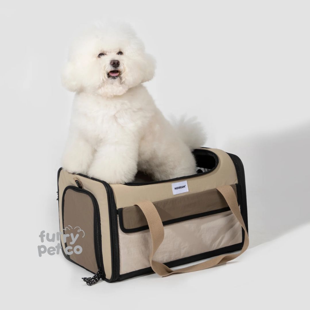 HiDREAM Airline Approved Breathable Travel Pet Carrier Bag with Adjustable Strap (up to 7kg)