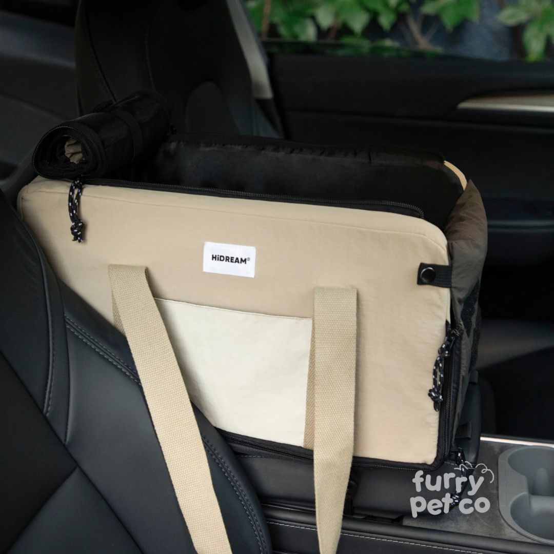 HiDREAM Multi Use Pet Carrier Bag and Car Armrest for Cats and Dogs (up to 7kg)