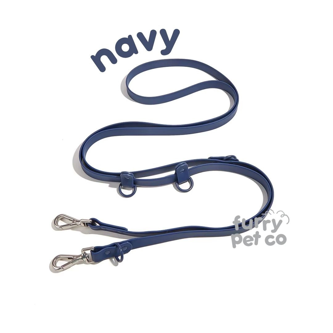 Furry Pet Co Double Hook Multi-Use Waterproof Leash