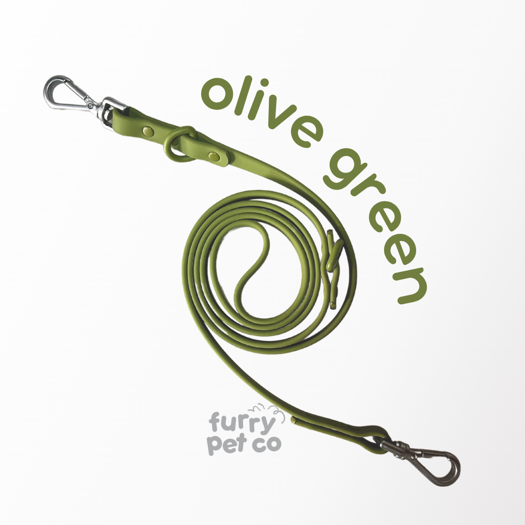 Furry Pet Co Double Hook Waterproof Leash