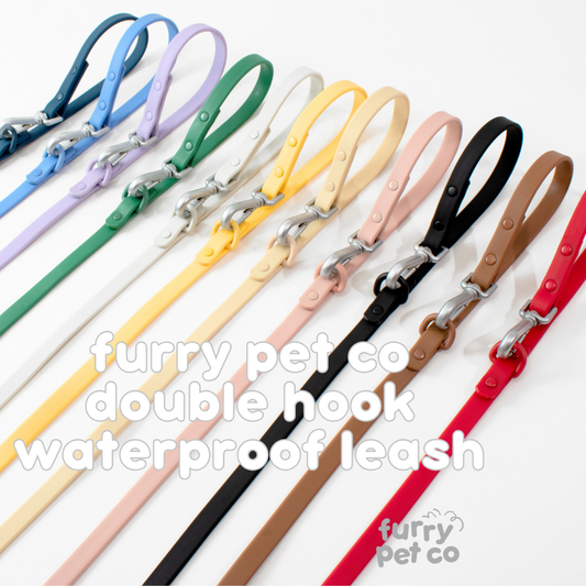 Furry Pet Co Double Hook Waterproof Leash