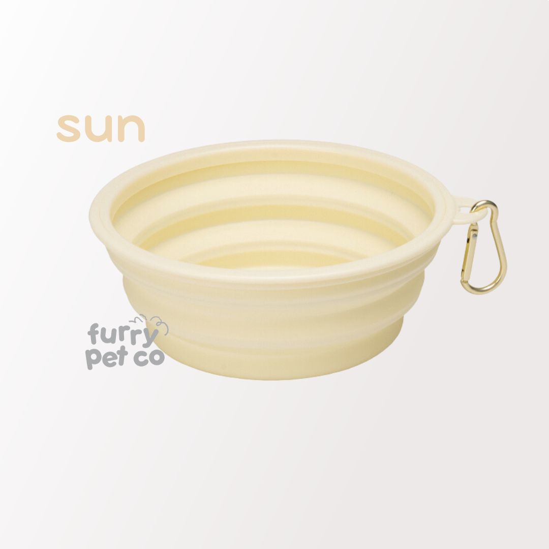 Furry Pet Co 350ml and 650ml Collapsible Bowl