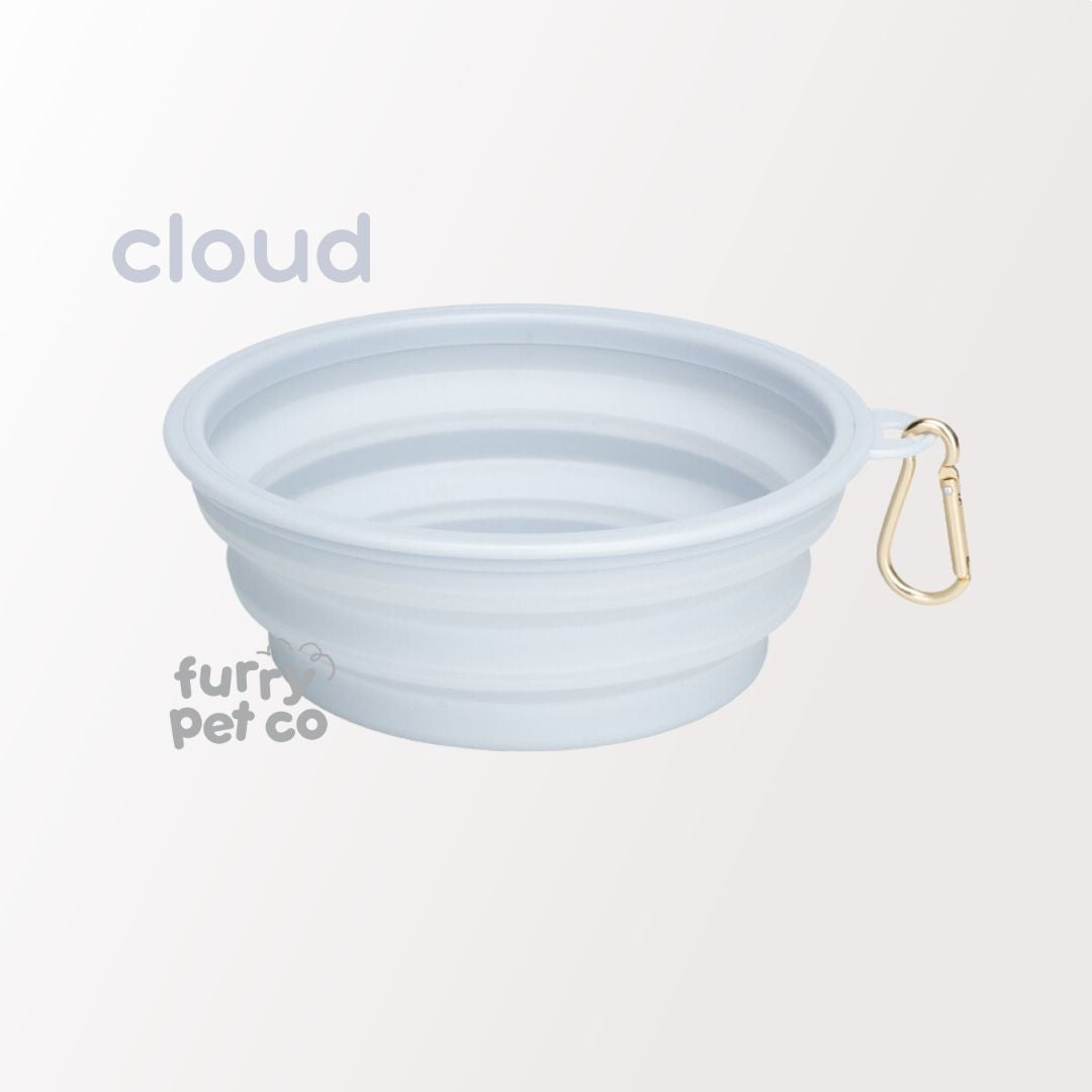 Furry Pet Co 350ml and 650ml Collapsible Bowl