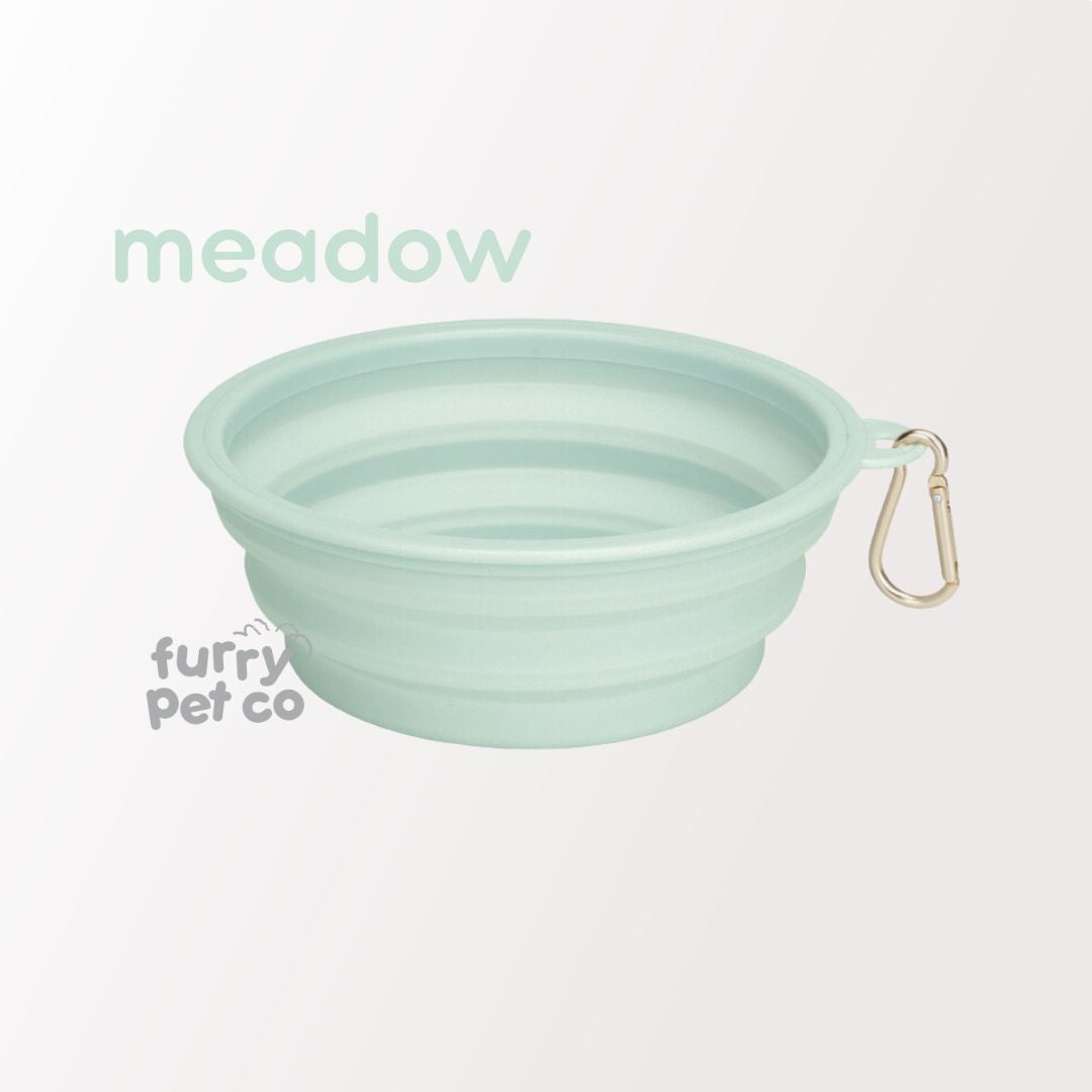 Furry Pet Co 350ml and 650ml Collapsible Bowl