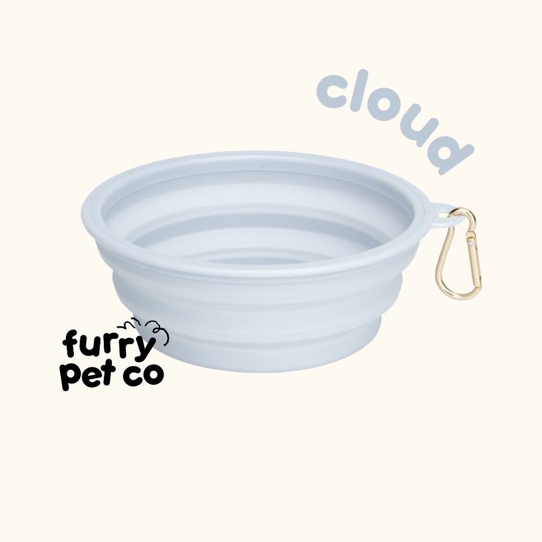 Furry Pet Co 350ml and 650ml Collapsible Bowl