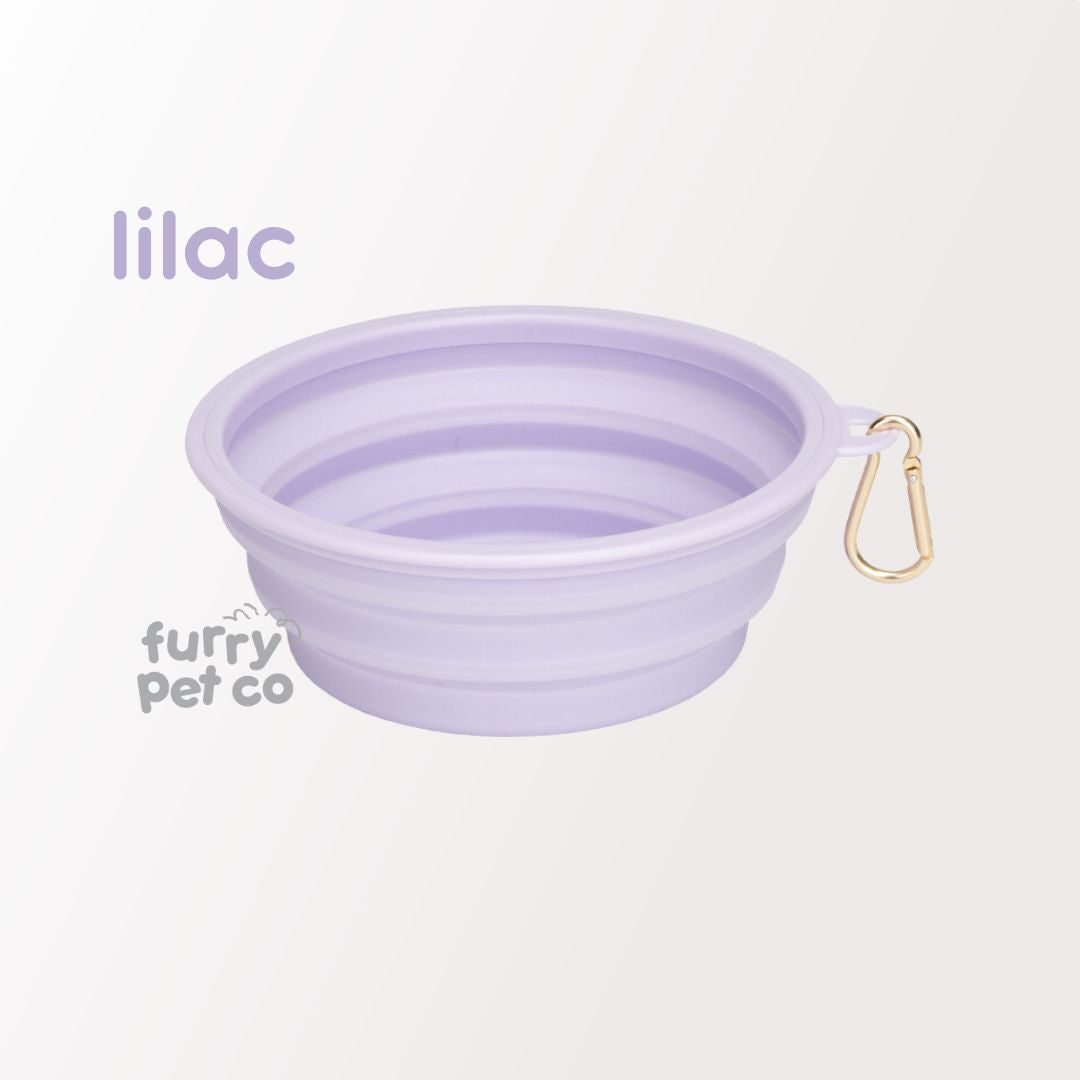 Furry Pet Co 350ml and 650ml Collapsible Bowl
