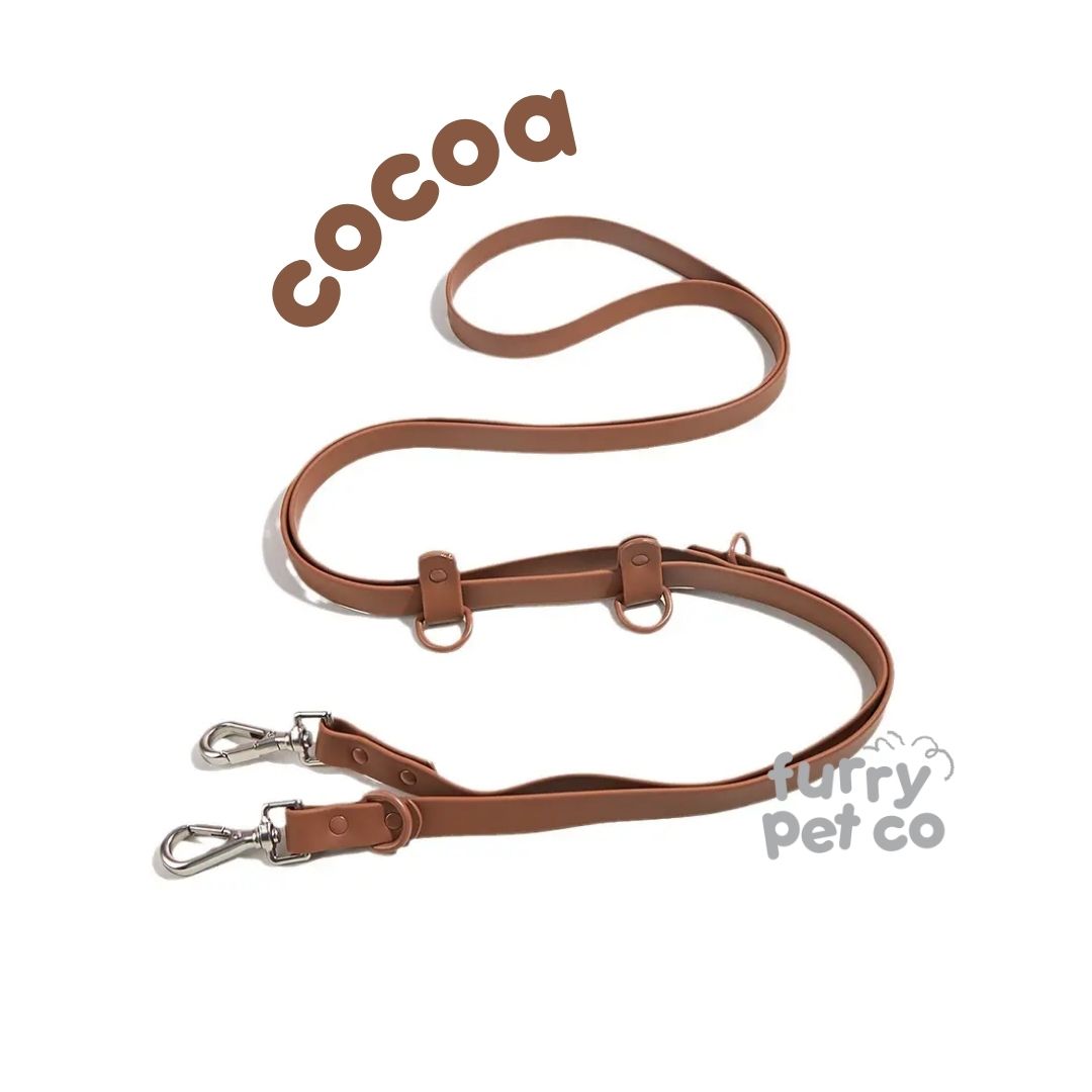 Furry Pet Co Double Hook Multi-Use Waterproof Leash