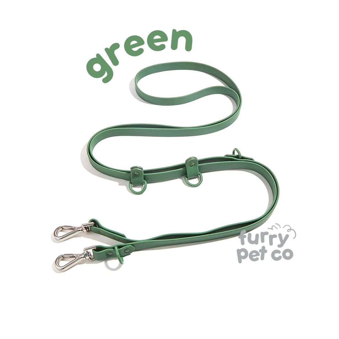 Furry Pet Co Double Hook Multi-Use Waterproof Leash