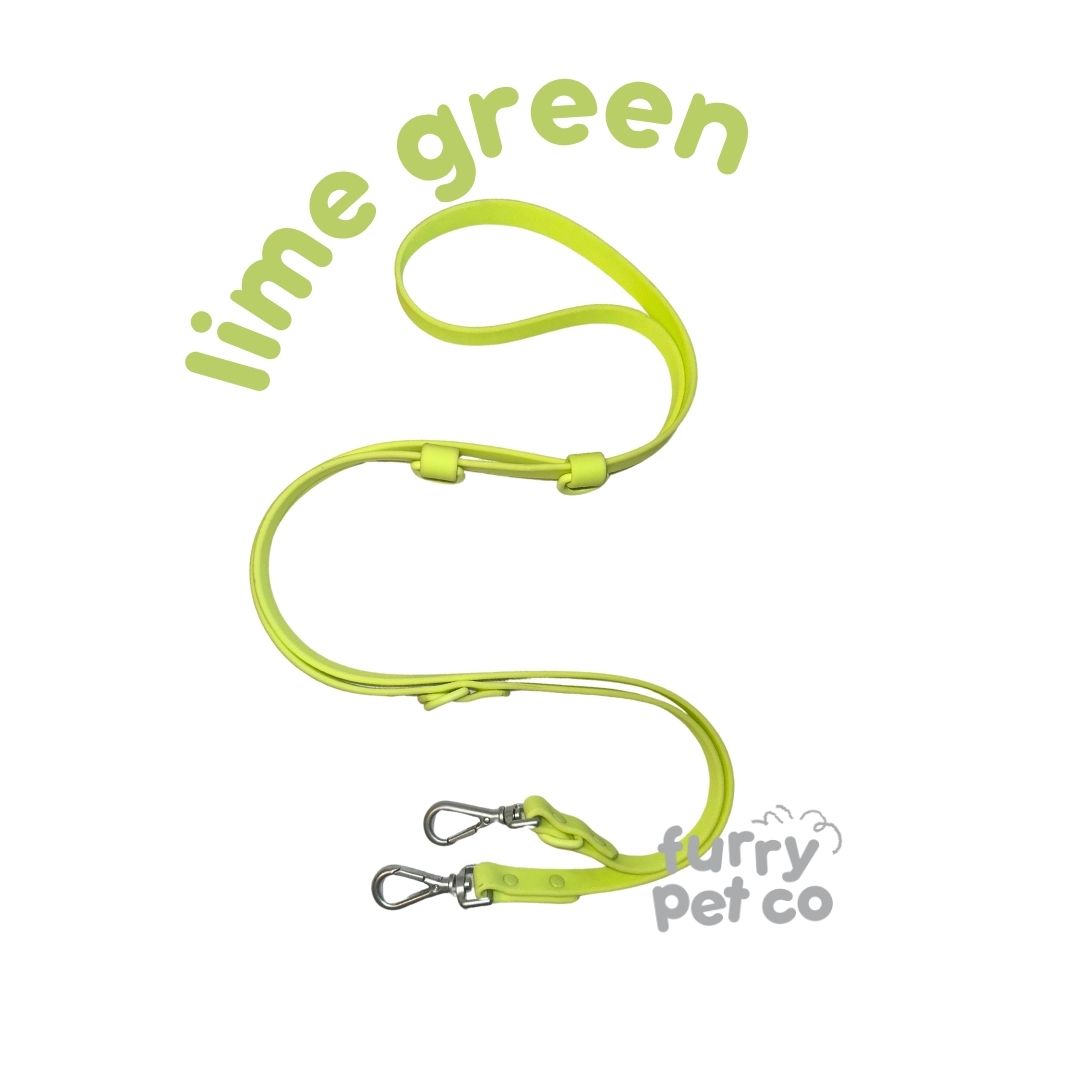 Furry Pet Co Double Hook Multi-Use Waterproof Leash