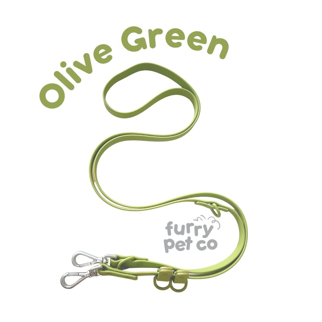 Furry Pet Co Double Hook Multi-Use Waterproof Leash